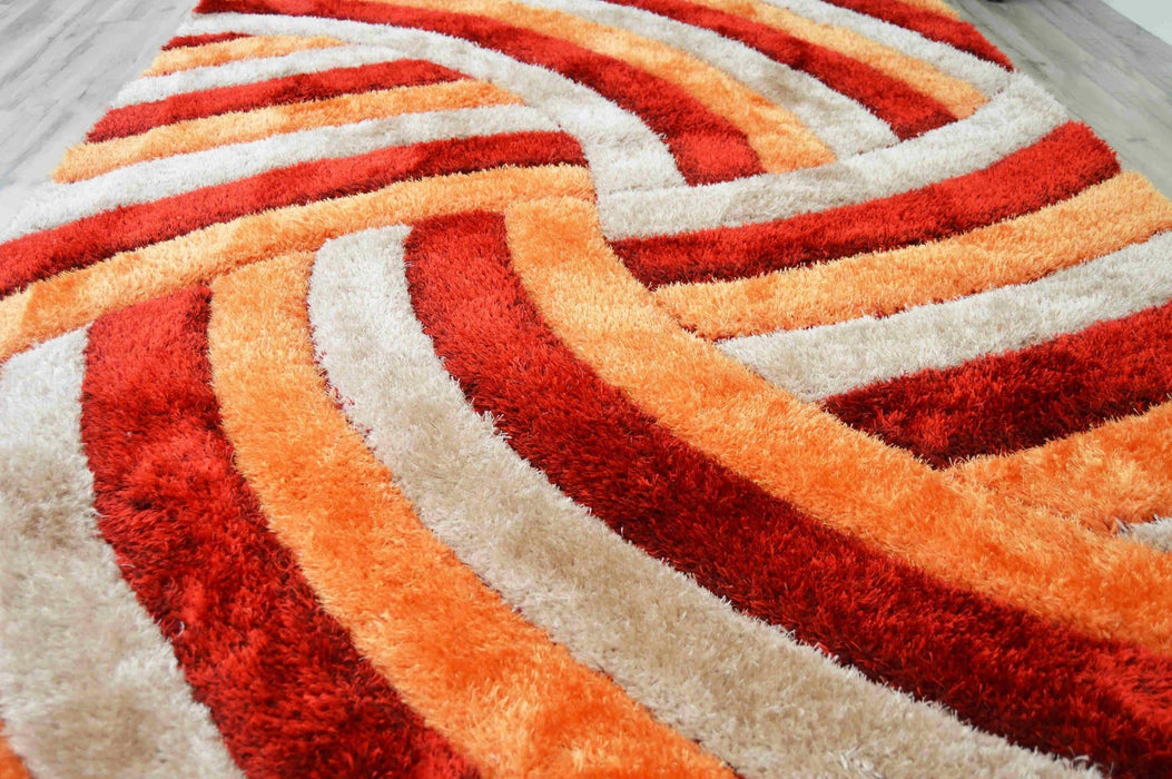 4D SHAGGY Rug Design 6483