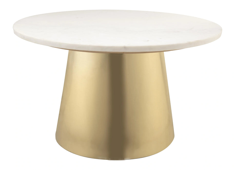 Bleeker 31" Marble Round Coffee Table