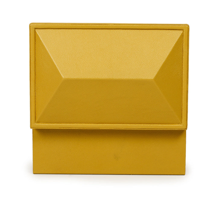 Knox Mustard Yellow Vegan Leather Contract-Grade Jewelry Box