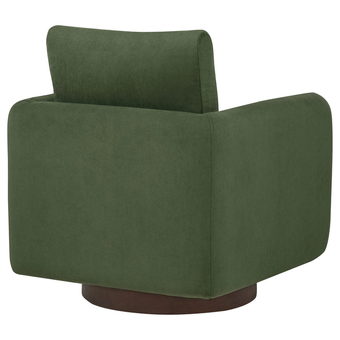 Iris Upholstered Swivel Accent Chair