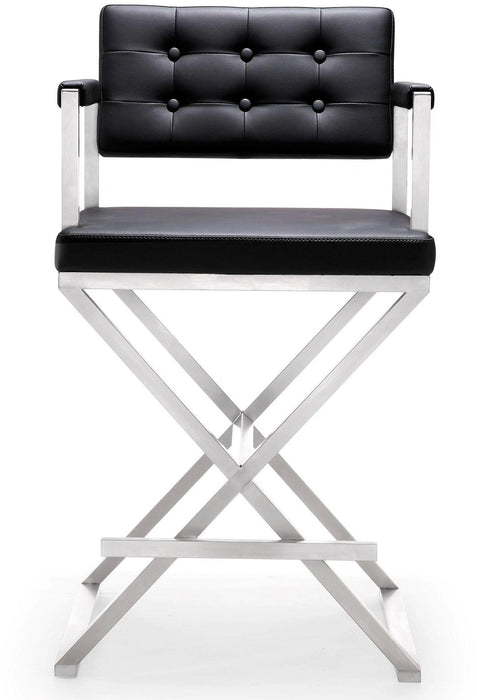 Director Performance Vegan Leather Stool