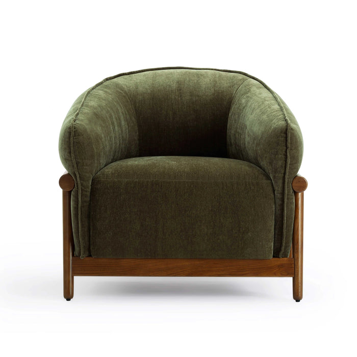 Piedmont Upcycled Contract-Grade Chenille Accent Chair
