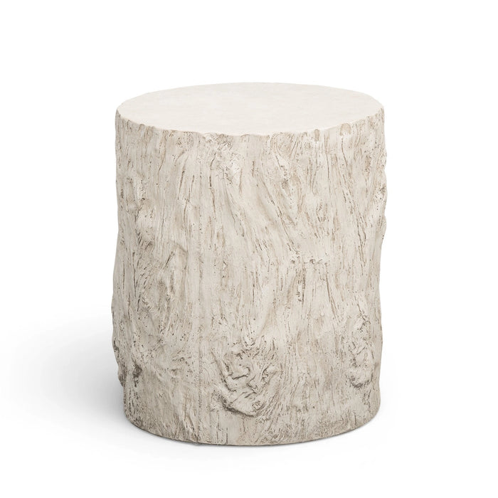 Fawn Driftwood Concrete Indoor/Outdoor Side Table