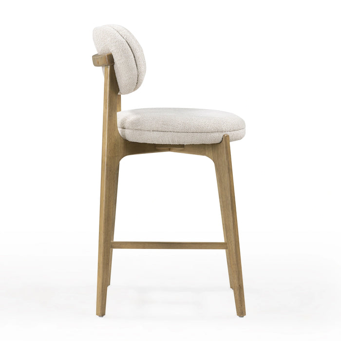 Carnation Performance Fabric Counter Stool