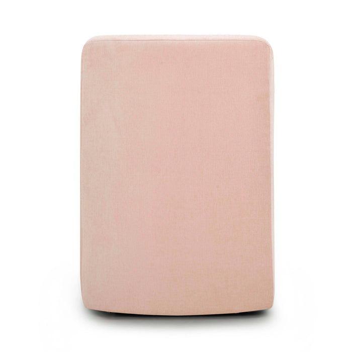 Dolce Performance Velvet Rolling Desk Chair
