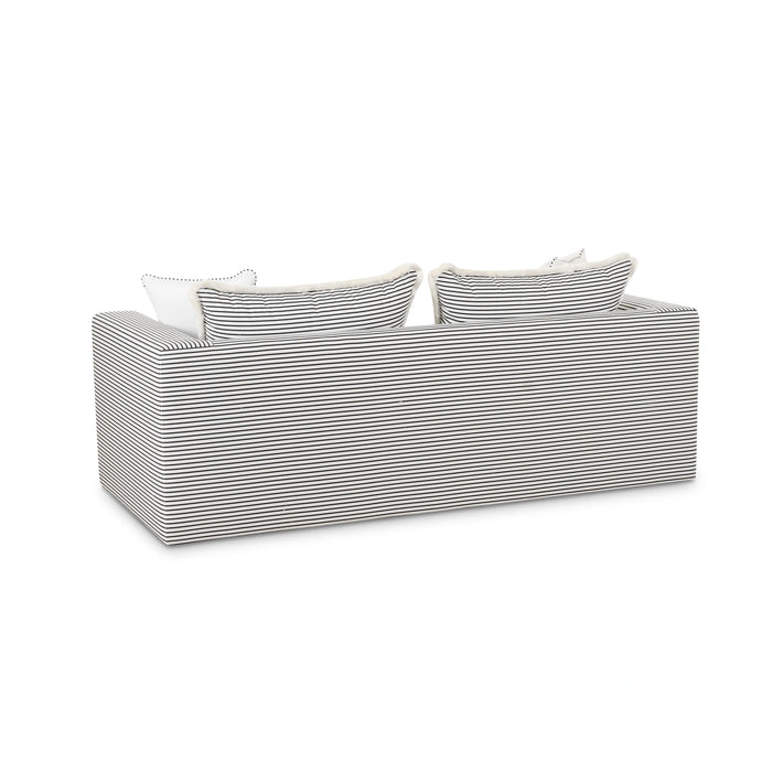Salty 84.5" Striped Contract-Grade Indoor/Outdoor Sofa