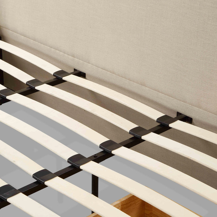 Corey Upcycled Performance Linen Storage Bed
