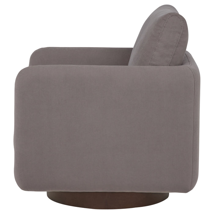 Iris Upholstered Swivel Accent Chair