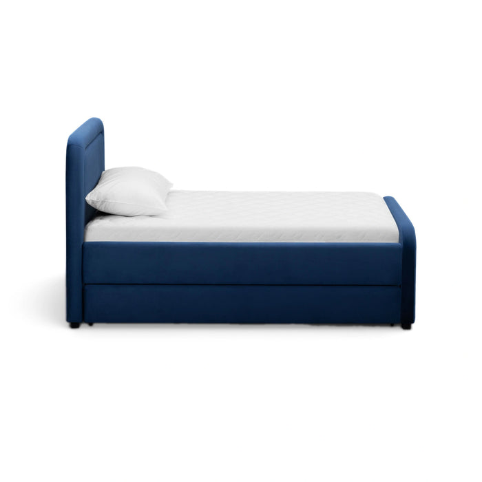 Briella Performance Velvet Trundle Bed in Twin