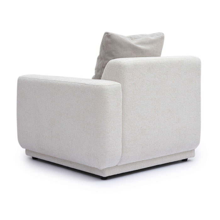 Perry Cream Performance Chenille Modular Corner Chair