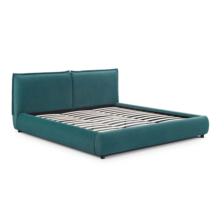 Mel Performance Faux Mohair Velvet Bed