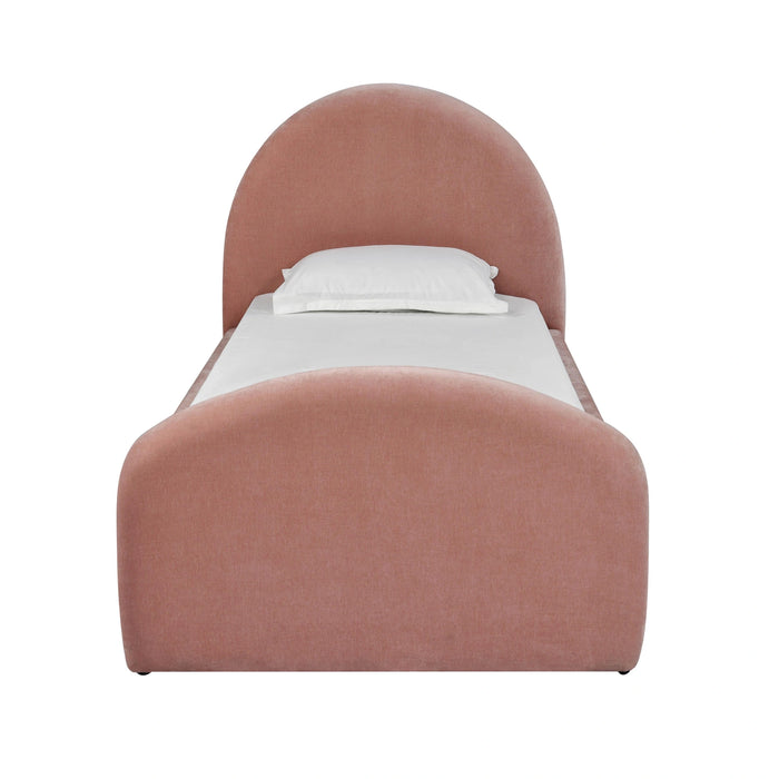 Moon Cream Performance Boucle Twin Trundle Bed