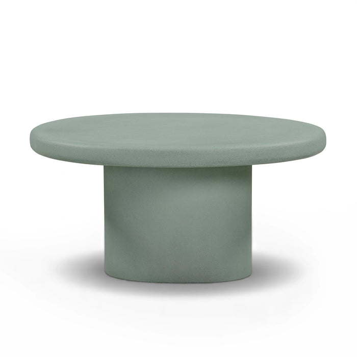 Jade Concrete Indoor/Outdoor Coffee Table (28"-34")