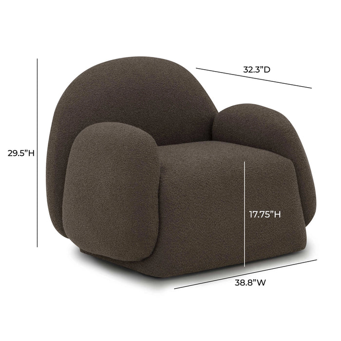 Marius Contract-Grade Boucle Accent Chair