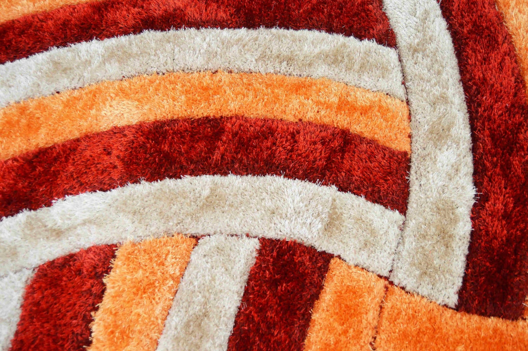 4D SHAGGY Rug Design 6483