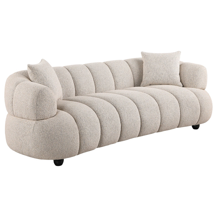 Whitney Woven Fabric Upholstered Sofa Set