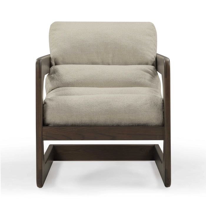 Palma Contract-Grade Textured Weave Fabric Accent Chair