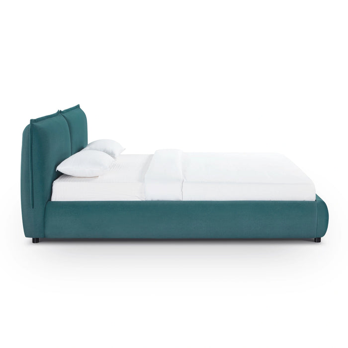 Mel Performance Faux Mohair Velvet Bed