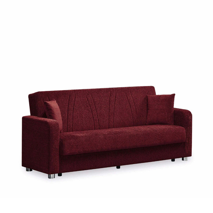 Ottomanson Elegance Collection Upholstered Convertible Sofabed with Storage