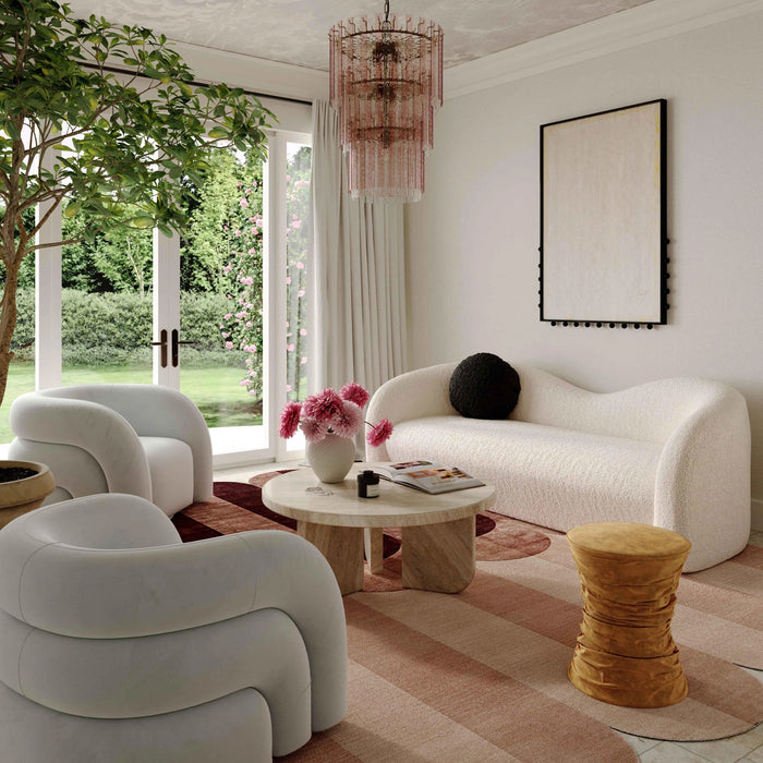 Leonie Faux Shearling Sofa