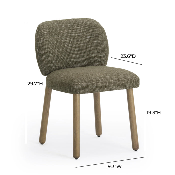 Foxy Textured Performance Fabric Dining Chair
