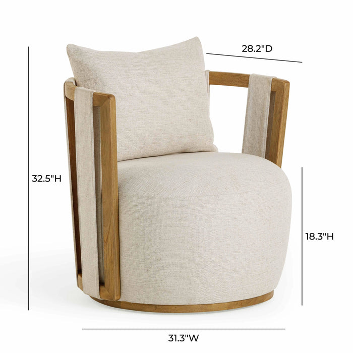 Paolo Swivel Accent Chair