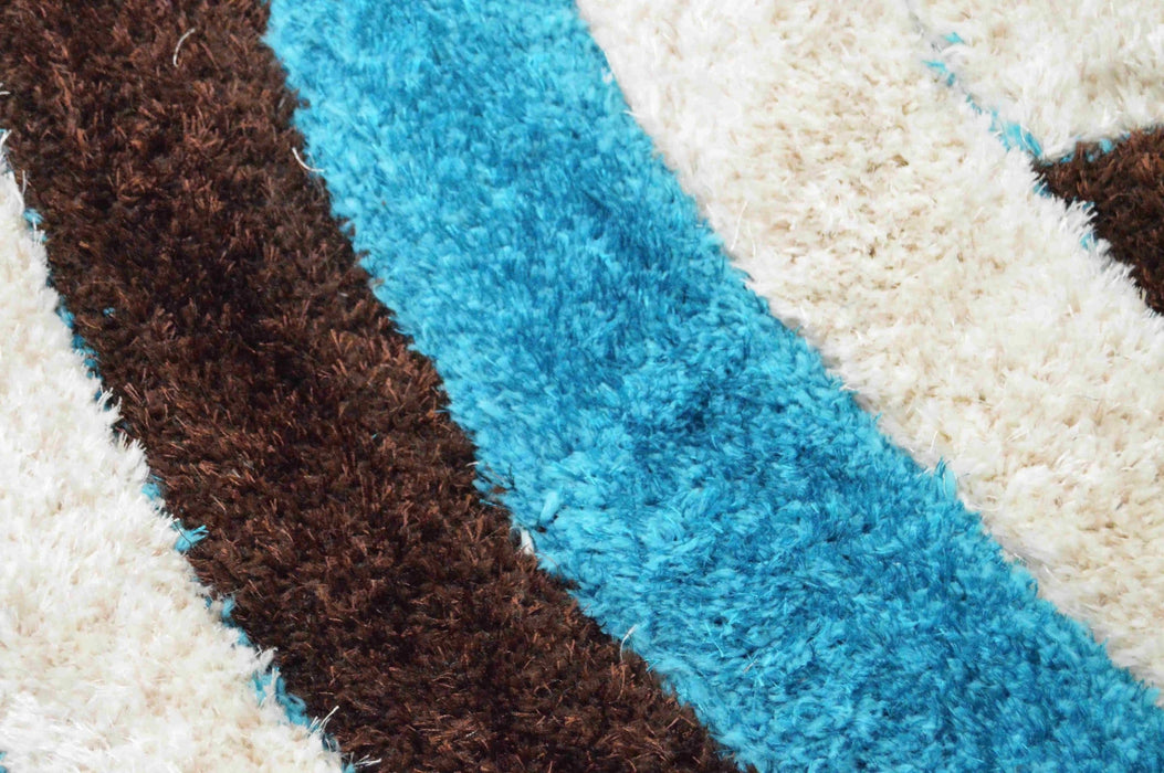 4D SHAGGY Rug Design 6483