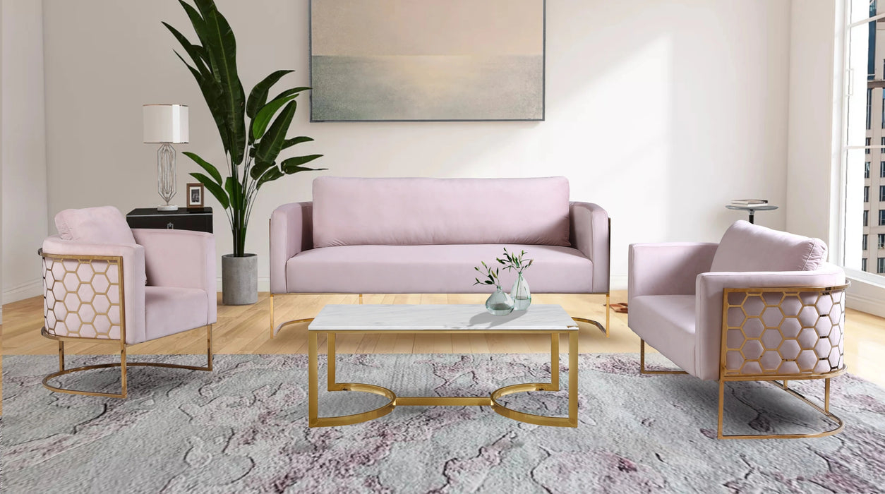 Casa Pink Velvet Chair