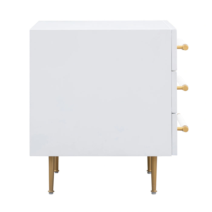Trident 28" 3-Drawer Nightstand