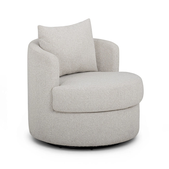 Silvi Performance Boucle Swivel Accent Chair