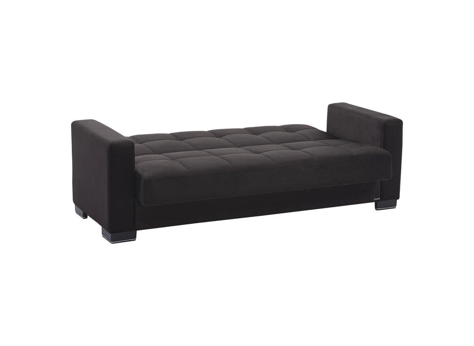 Ottomanson Armada Collection Upholstered Convertible Sofabed with Storage