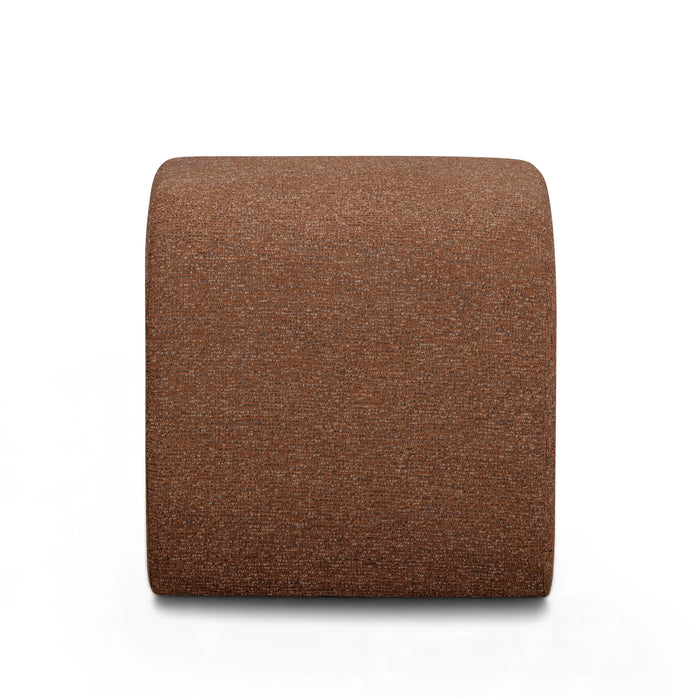 Desi Woven Performance Fabric Ottoman