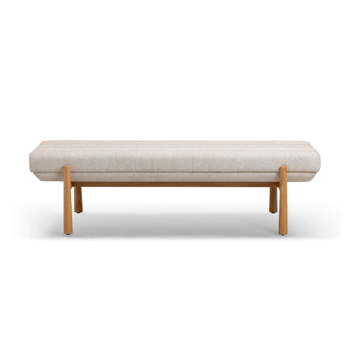 Julianna 56" Textured Performance Fabric Bench