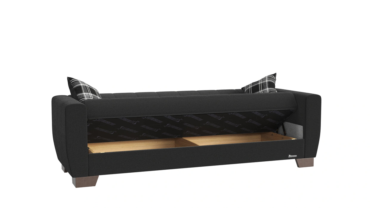Ottomanson Barato Collection Upholstered Convertible Sofabed with Storage