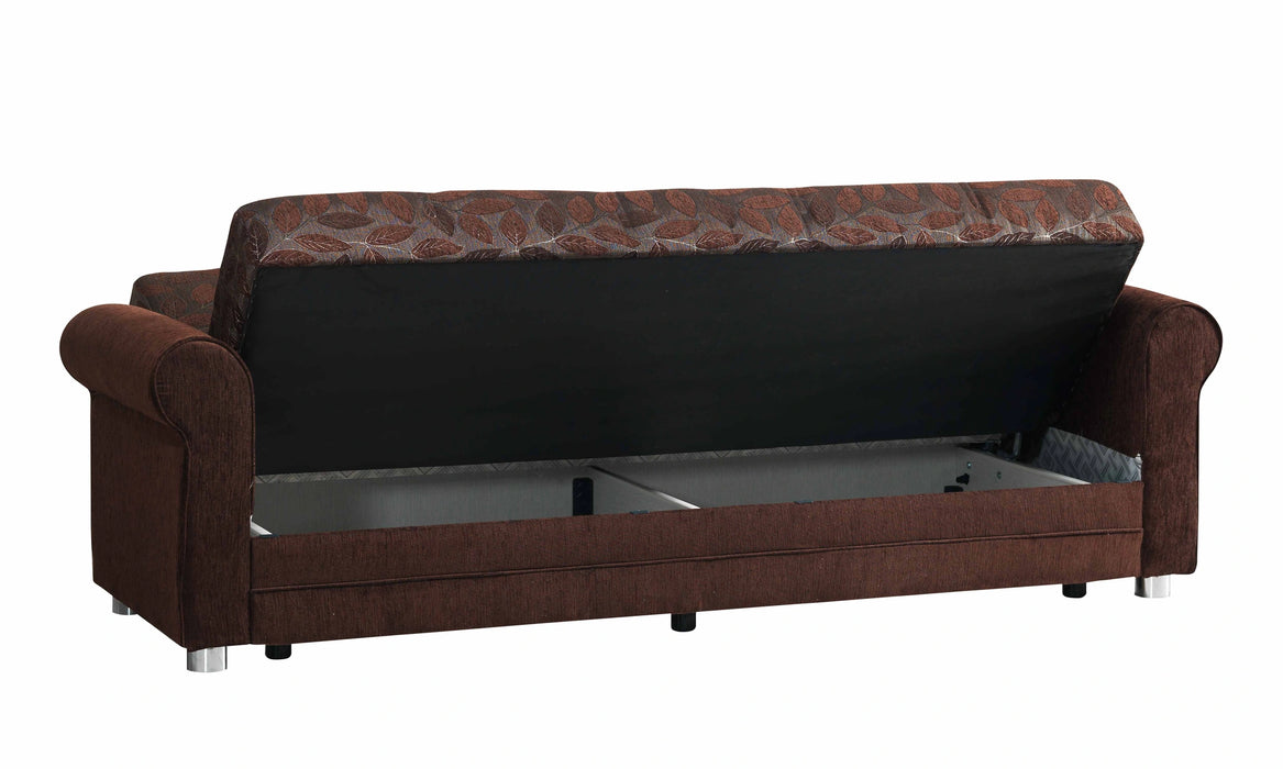Ottomanson Rio Grande Collection Upholstered Convertible Sofabed with Storage