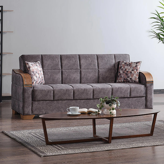 Ottomanson Sapphire Collection Convertible Sofabed with Storage