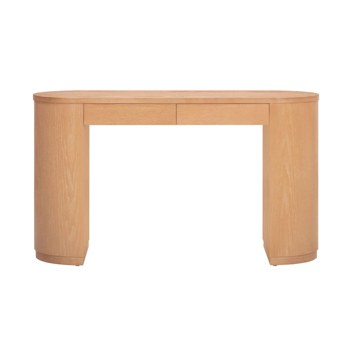 Marlow 52" Wood 2-Drawer Writing Desk