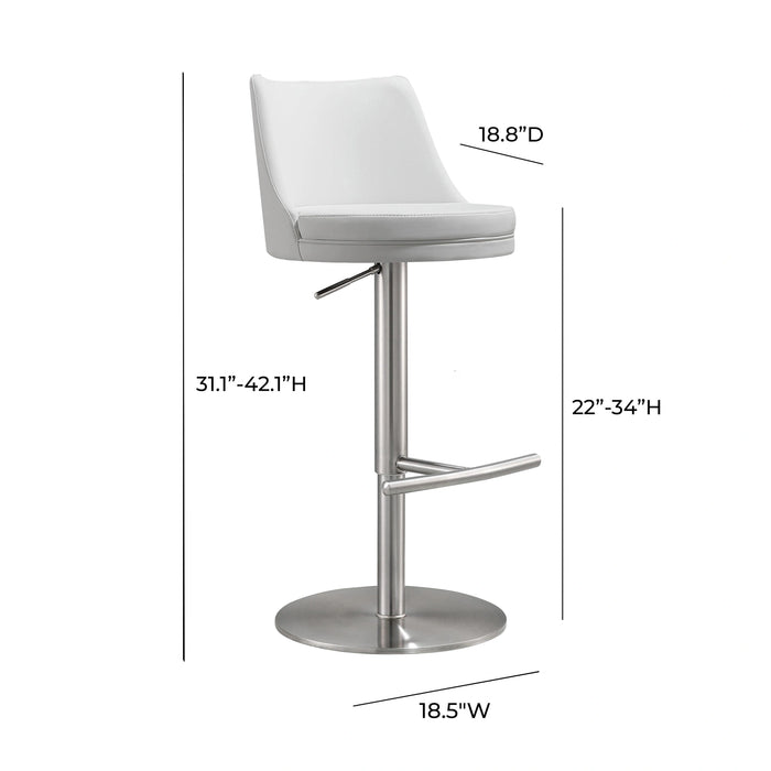 Reagan Performance Vegan Leather Adjustable Stool