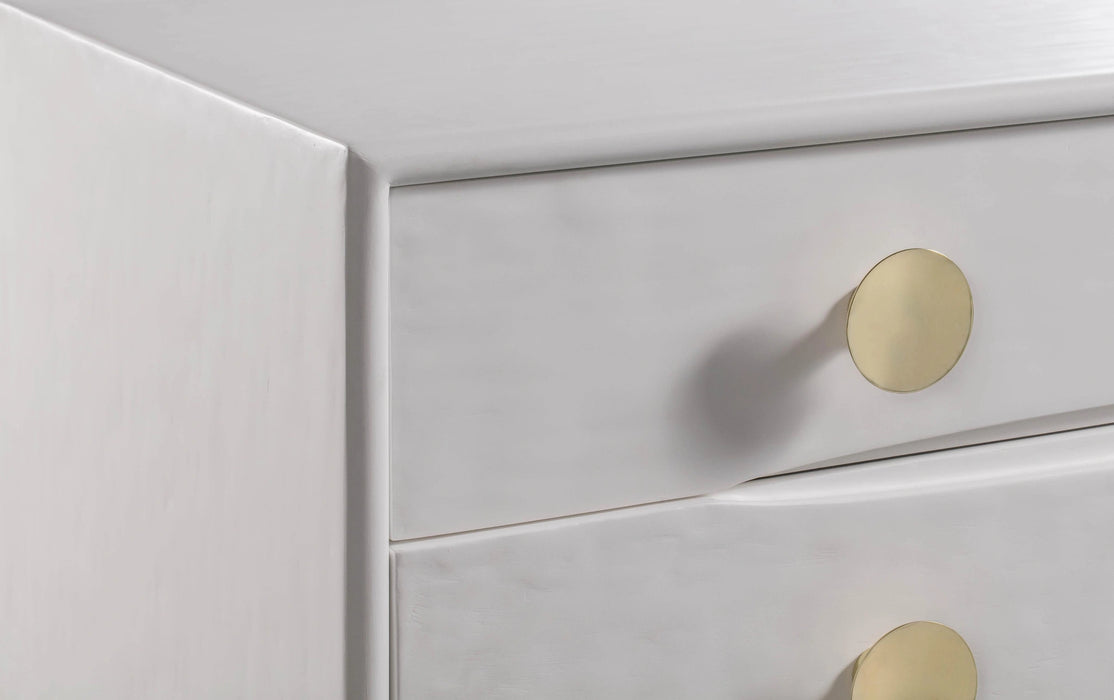 Divine 38" White 5-Drawer Chest