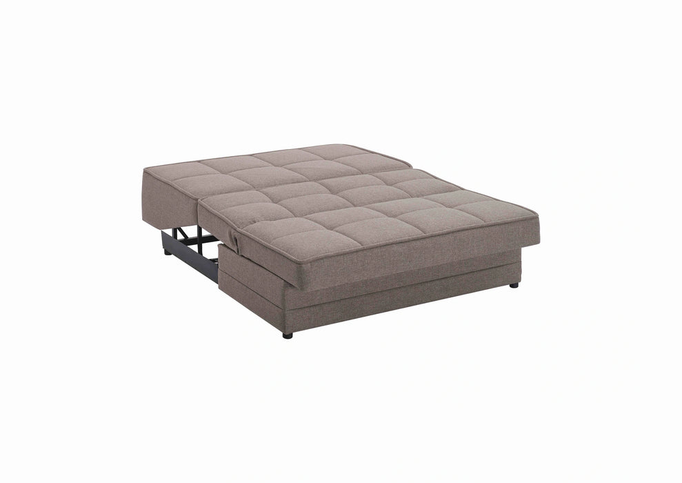 Ottomanson Studio Collection Upholstered Convertible Loveseat with Storage