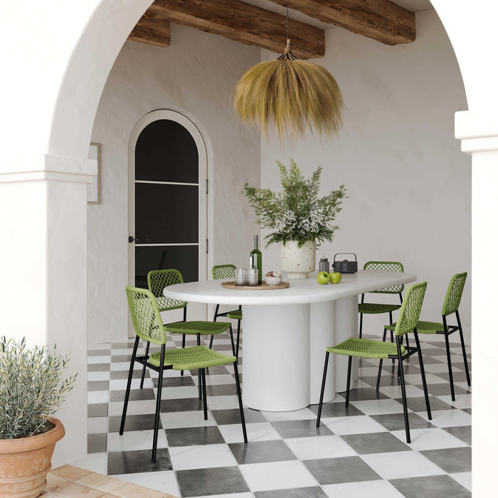 Elika Faux Plaster Indoor / Outdoor Dining Table