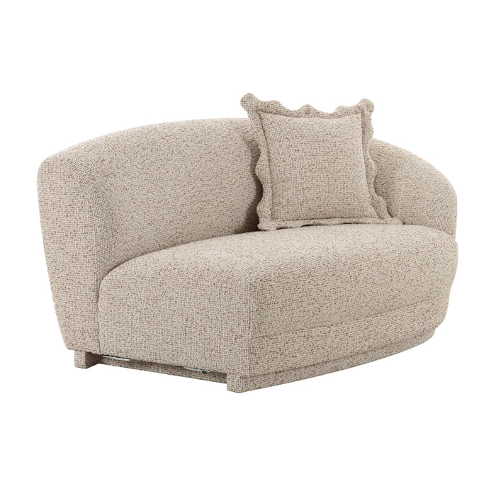 Marion 60" Two-Tone Textured Performance Boucle Loveseat