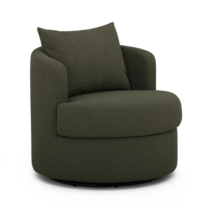 Silvi Performance Boucle Swivel Accent Chair