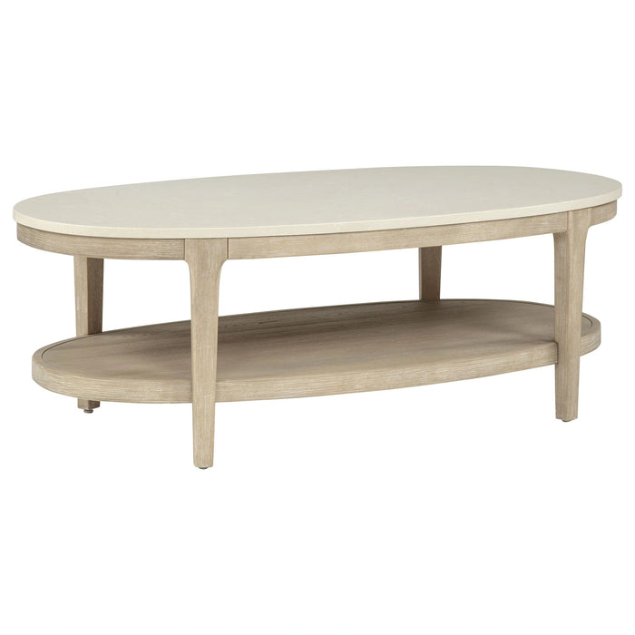 Lucaire Oval Coffee Table - Home And Beyond