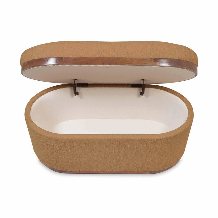 Olivier Oval Storage Ottoman