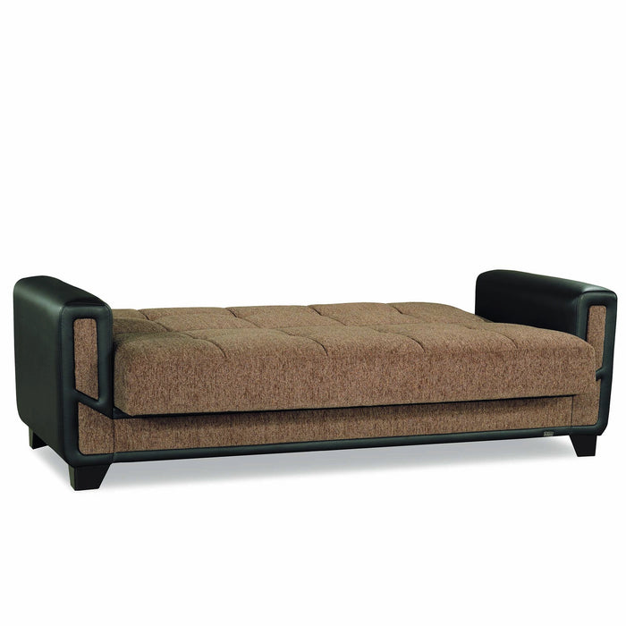 Ottomanson Mondo Modern Collection Upholstered Convertible Sofabed with Storage