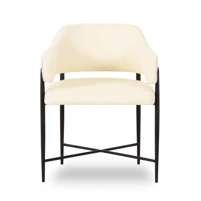 Sezanne 2-Tone Performance Vegan Leather Dining Chair