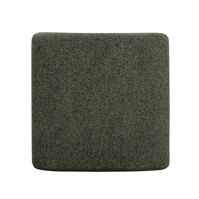 Desi Woven Performance Fabric Ottoman
