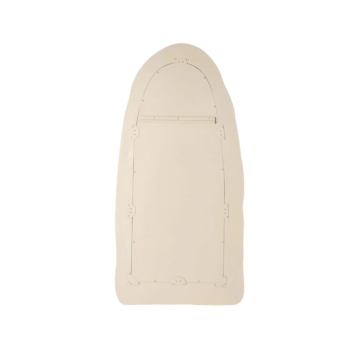 Kaia Cream Textured Floor Mirror