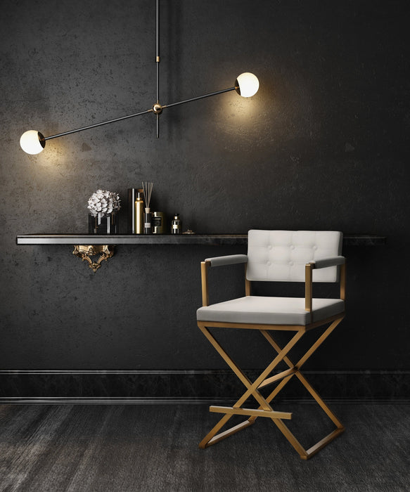 Director Performance Vegan Leather Stool